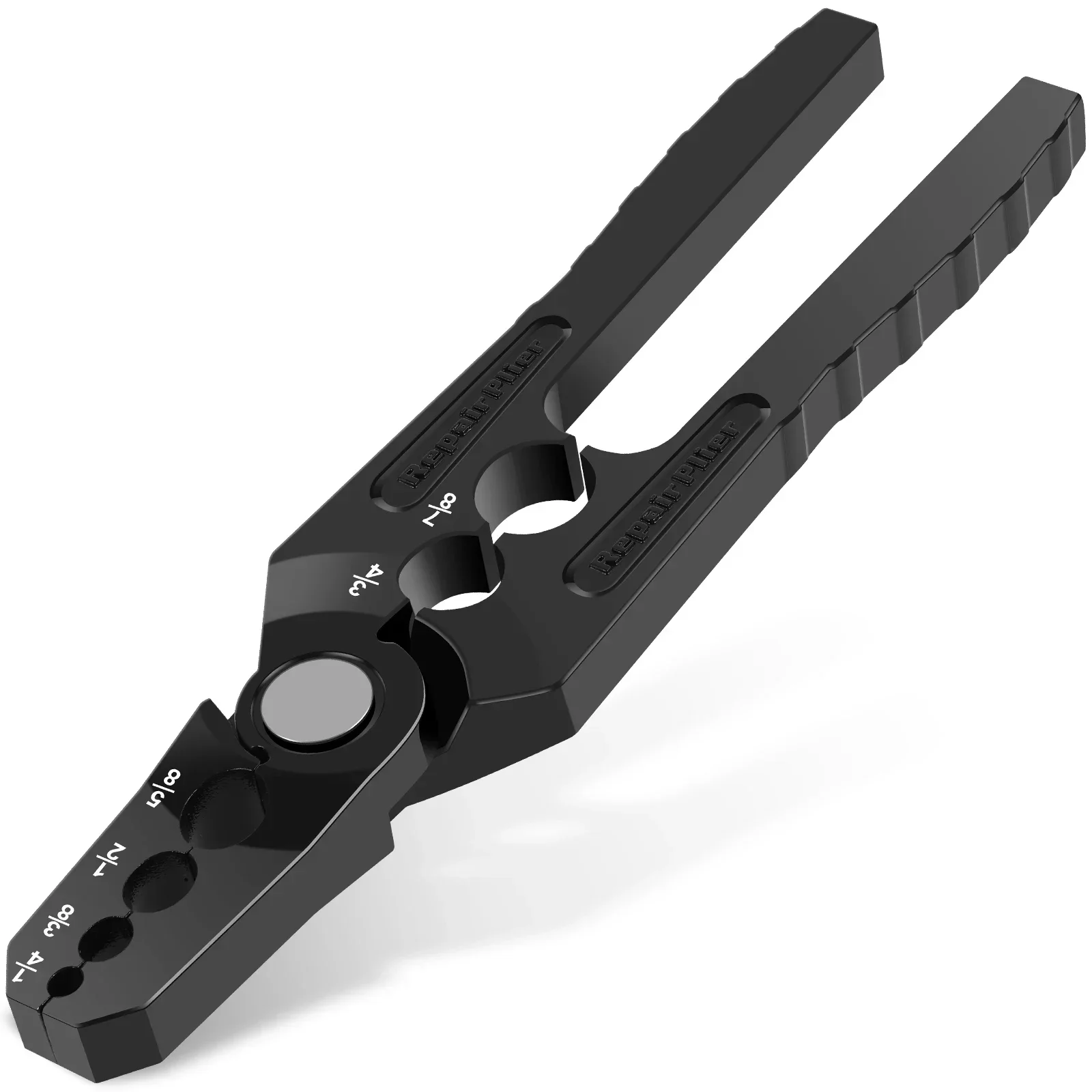 Copper Tube Rounder Repair Pliers Metal Pipe Rounding Plier with 6 Hole Design Multifunctional Flat Tube Repair Plier Tools