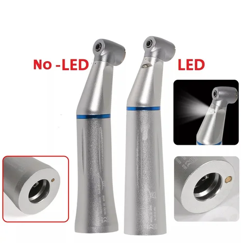 NSK estilo Dental de velocidad lenta/LED de fibra óptica 1:1 contraángulo pieza de mano tipo E interior