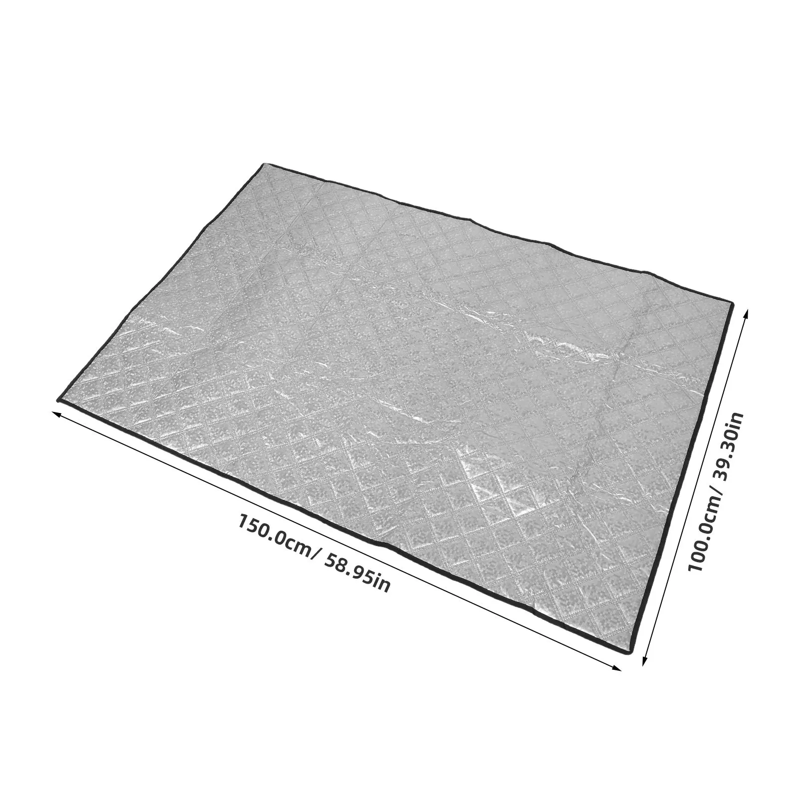 Insulated Freezer Cover Outdoor Thermal Blanket for Chest Freezers Beverage Coolers Weather Protection