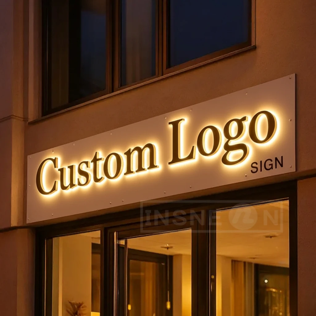 

Custom 3D Mirror Logo Signage - Wall Mounted Laser Cut Acrylic Sign for Elegant Beauty Salon Reception, New Small Business Gift