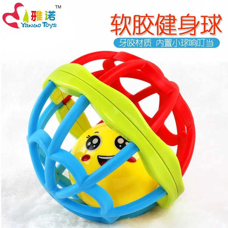 

Baby Grab and Learn Fitness Toy with Rolling Soft Jelly Ball for Crawling and Intelligence Development