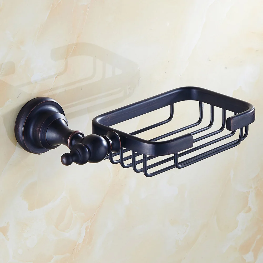 

Black Oil Rubbed Brass Wall Mounted Soap Dishes Soap Holder Bathroom Accessories