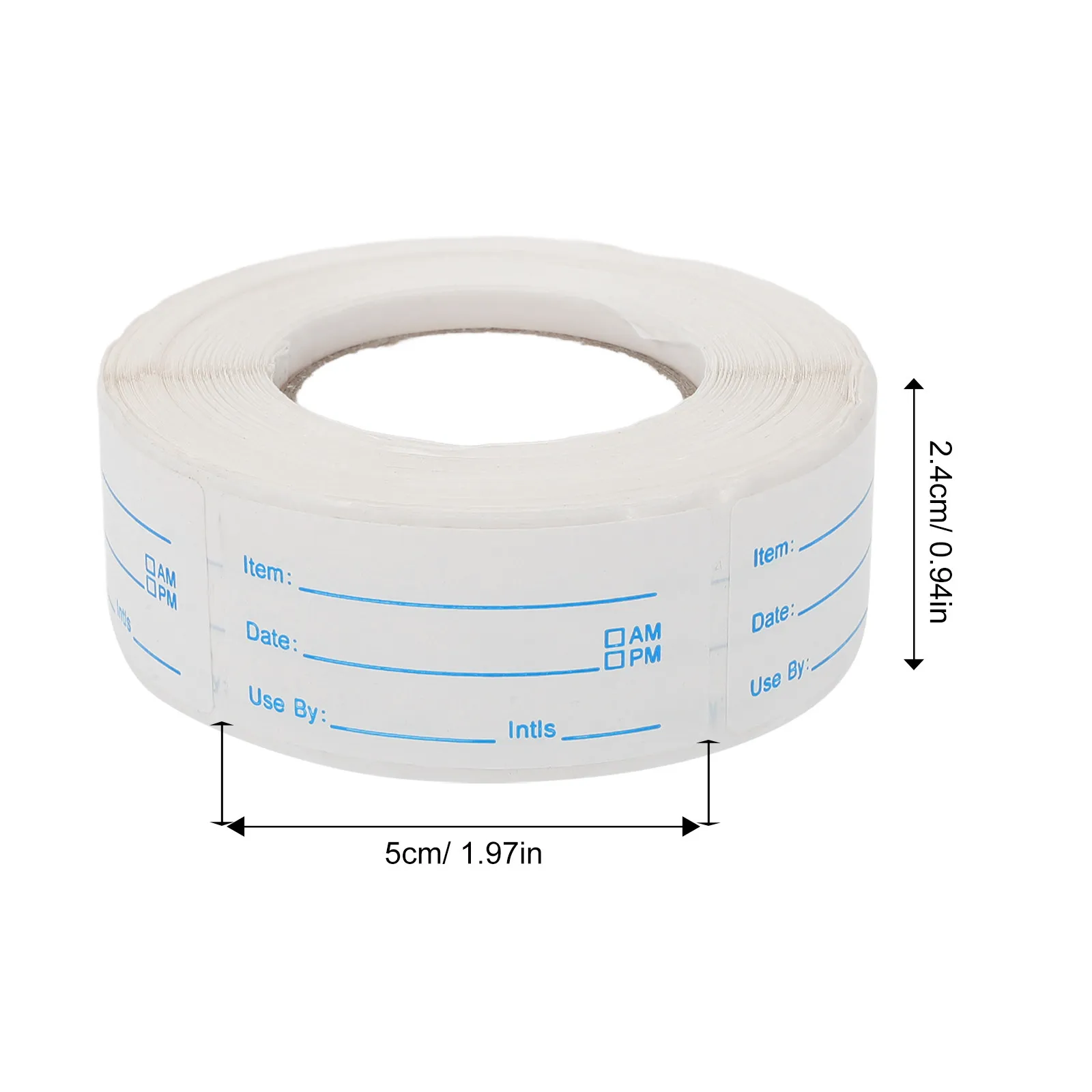 1 Roll Date Labels Stickers Food Label Container Labels 250 Food Date Stickers for Kitchen Pantry Fridge Storage Restaurant