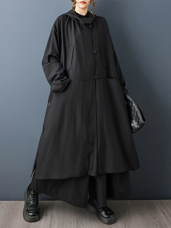 Solto longo favorável outono novo sle k aosphere rua sle casaco corta-vento feminino ele casaco outerwear