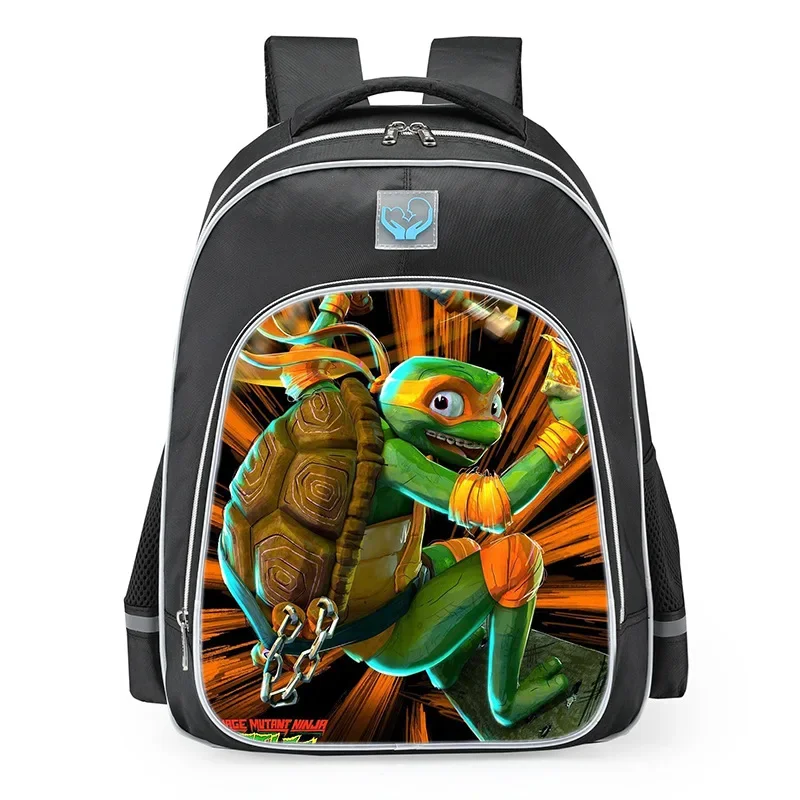 Teenage Mutant Anime Ninja Turtles Backpack for Boys 3D Print School Bag Cartoon Cosplay Backpacks Laptop Bags Student Bag Gift