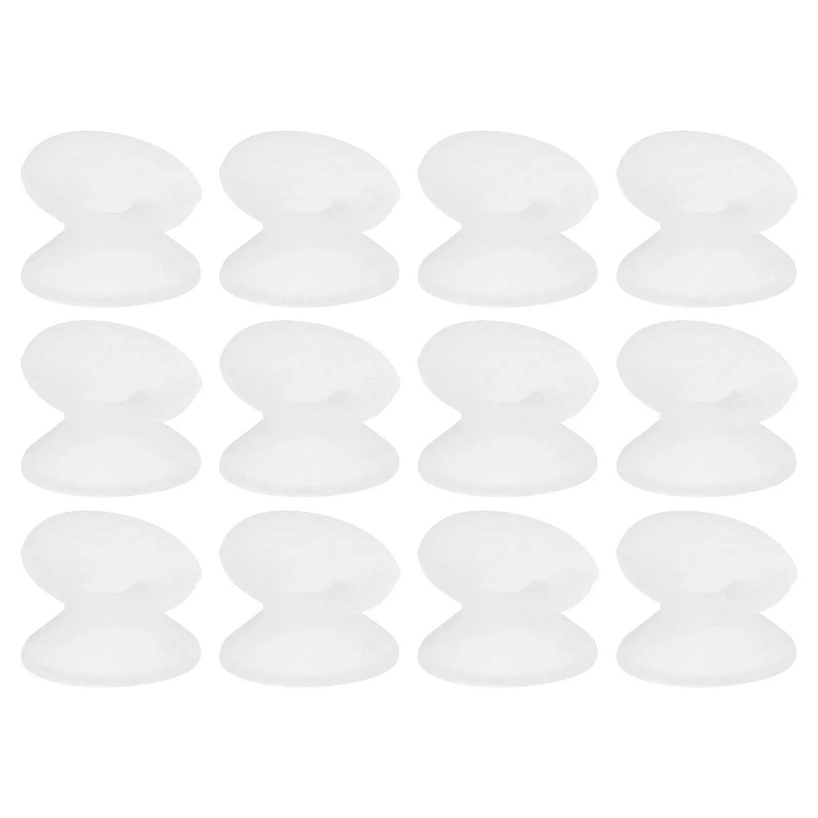 12pcs Silicone Lip Brush Covers – Protective, Anti-Lost Makeup Tool Protectors for Lip Brushes