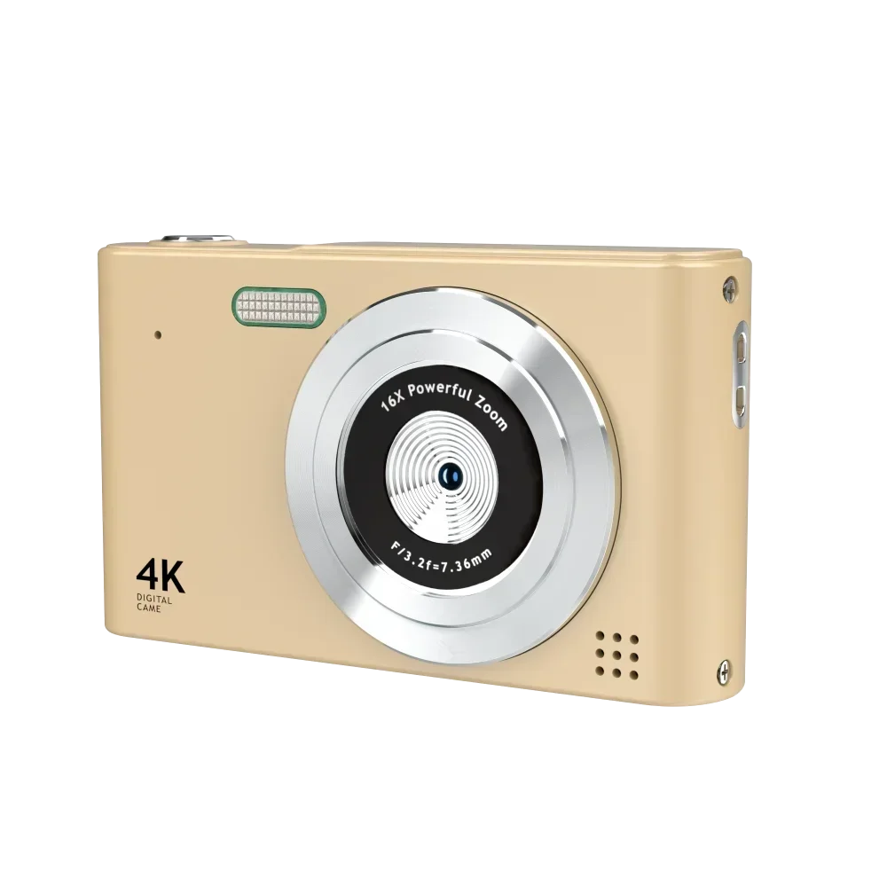 

Цифровая камера 4K с фото 48 МП, 16-кратным цифровым зумом, 24-дюймовым экраном и технологией стабилизации изображения для четкой видеосъемки