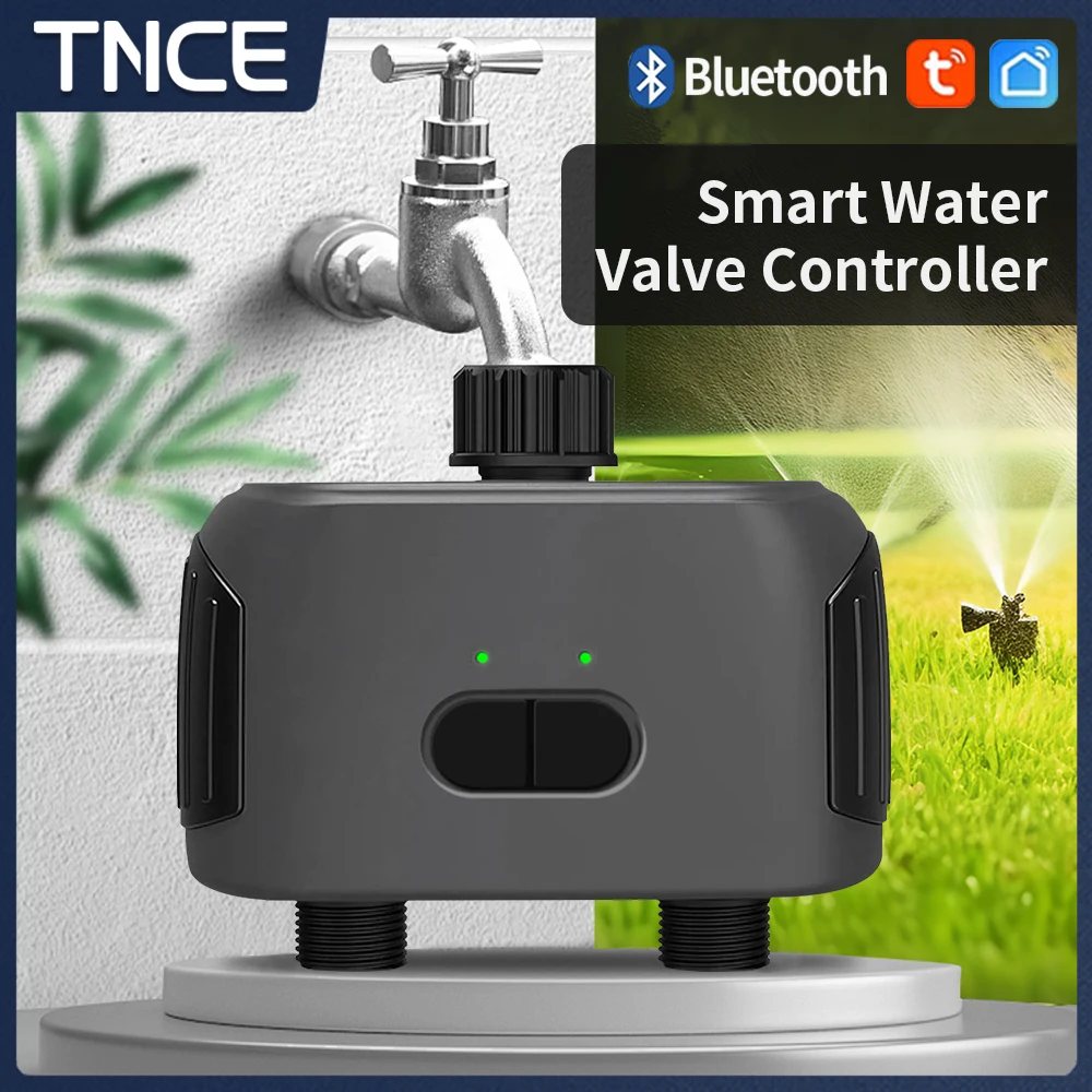 

TNCE Smart Tuya Bluetooth садовые таймеры воды 1/2 выпускной спринклер контроллер капельного орошения водяной клапан задержка дождя