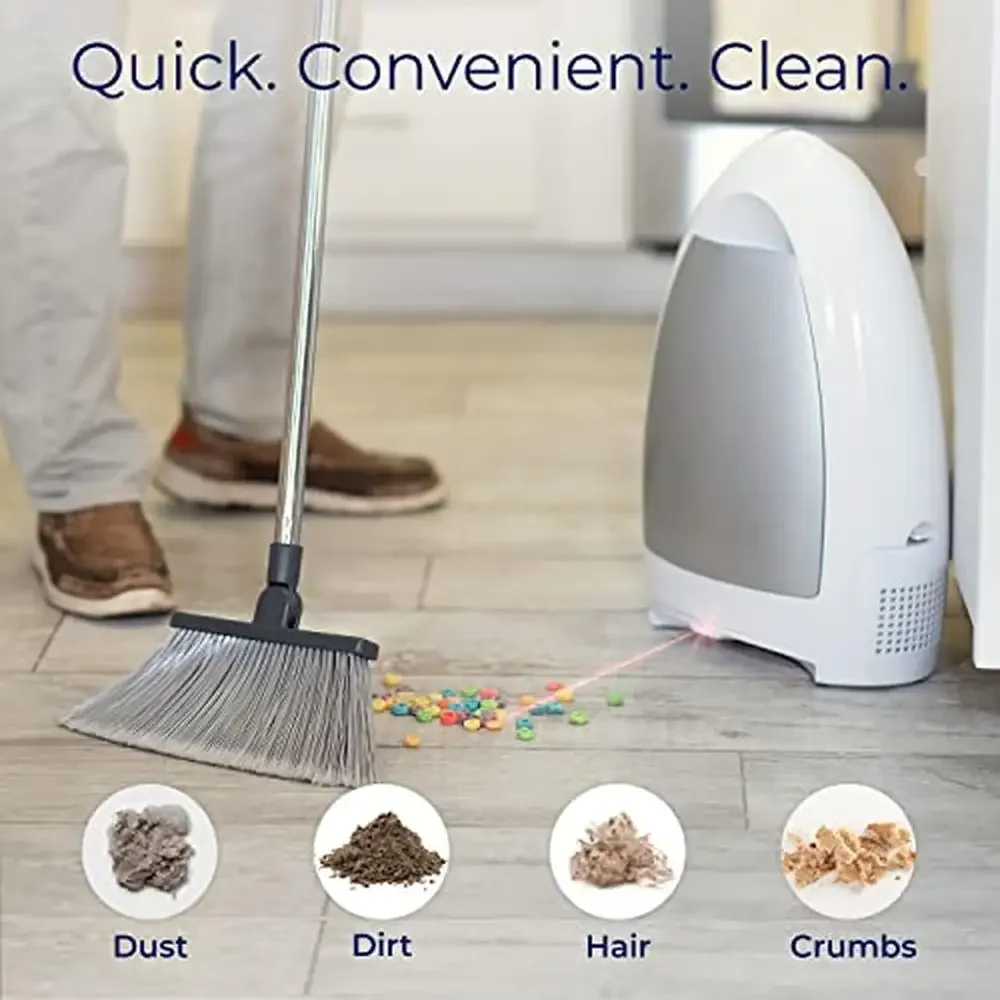 Touchless Vacuum Dustpan Pet Hair and Food Powerful Corded Canister Home High Efficiency Filters Automatic Operation Great