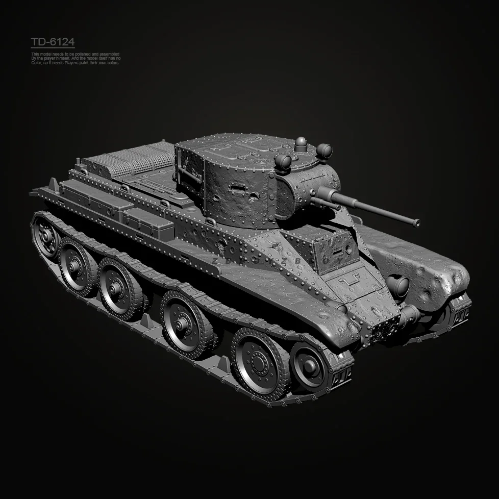 

H 65mm 50mm 35mm Resin model kits figure colorless and self-assembled (Tank) TD-6124/3D