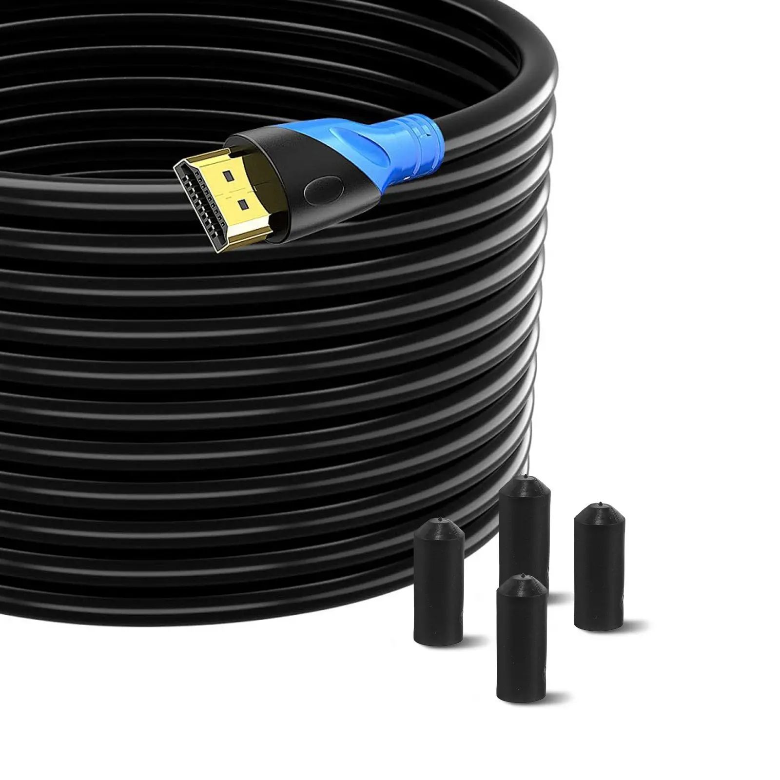 

40pcs Lined Cable End Cap Waterproof Heat Shrink End Caps & Insulation Covers Marine Grade Sealed Shrink Wrap Protectors