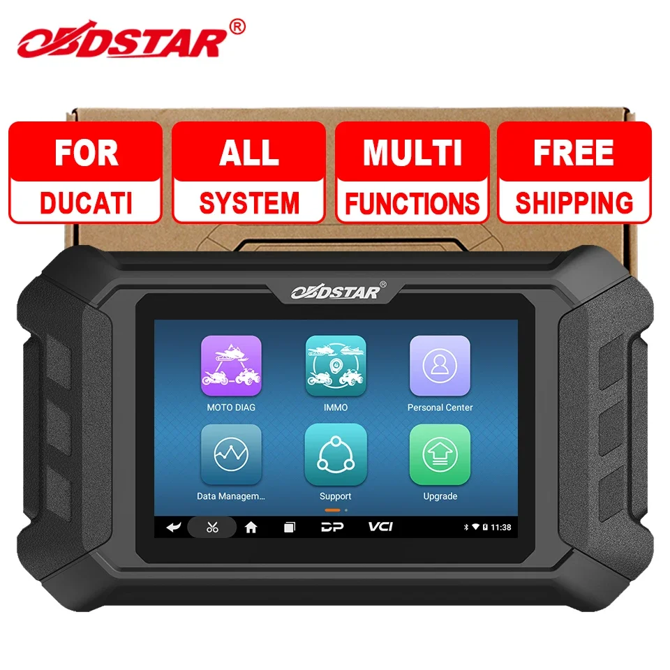 2023 OBDSTAR MS80 motorcycle scanner tool immo off locksmith supplies key decoder machine bypass ecu unlock immobilizer tool