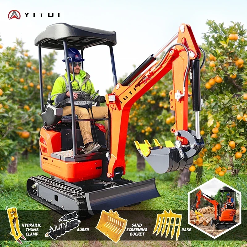 Special Offer 2.0 Ton Mini Excavator for Orchard Farm High Quality Customized Track Excavator CE EPA Euro 5 Quick Delivery