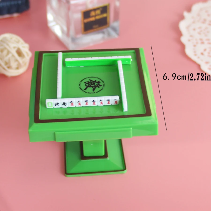 Kunststoff Mahjong Tisch Kuchen Dekoration Dekoration Dekoration Vater Mutter Ehemann Geburtstag Feier Backen Dekoration – Detail 2