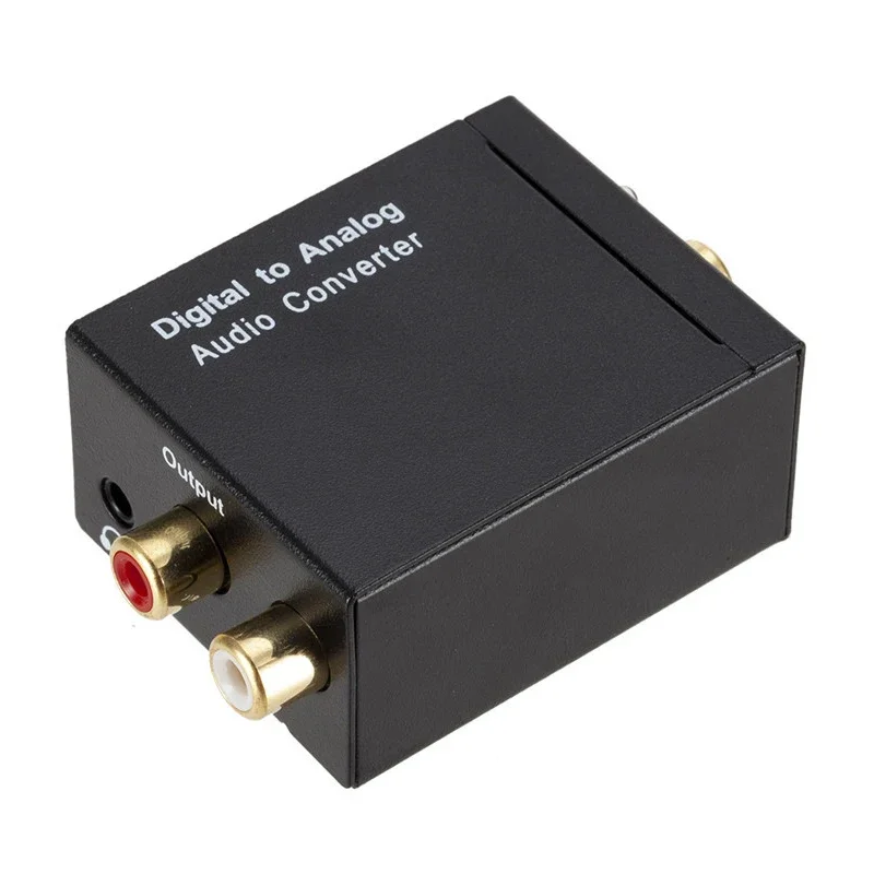 Koaxiales oder optisches digitales Audiosignal zu analogem L/R- oder 3,5-mm-Audiosignalkonverter RL-DTA3.5-W1