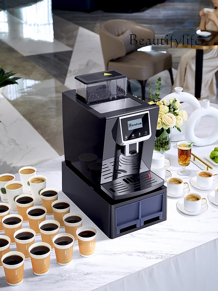 

Full-Automatic Grinding Integrated Coffee Machine Household and Commercial Dual-Use American Auto Coffee Machine