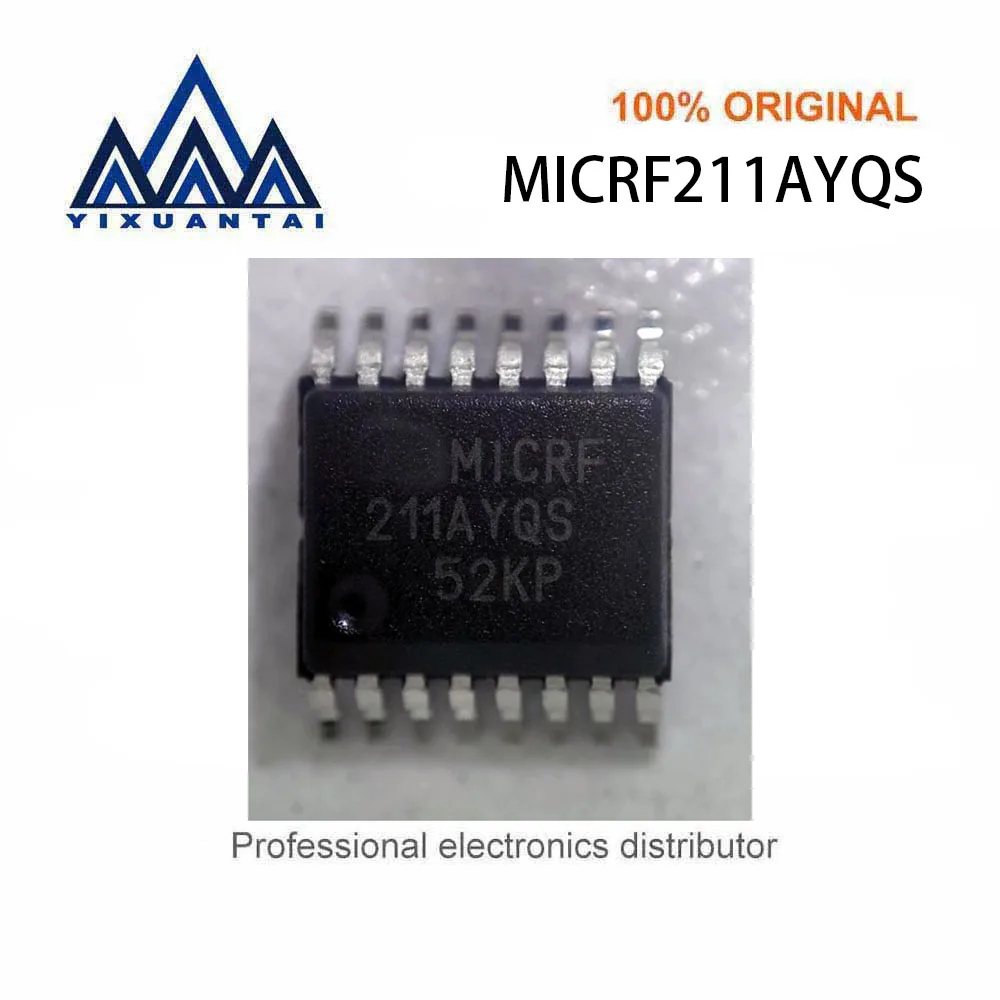 10pcs/Lot   MICRF211AYQS  MICRF211AYQS-TR  Marking  211AYQS【IC RCVR 3V 433.92MHZ 16-QSOP】New