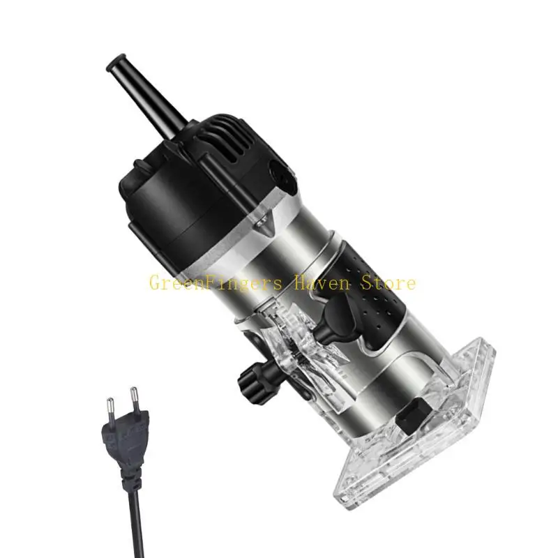 جهاز توجيه الخشب الديناميكي F68D مع مجموعة لقم دقيقة جهاز توجيه النجارة أداة تشذيب الخشب المصنوعة من الألومنيوم ممتازة لتقليم #5