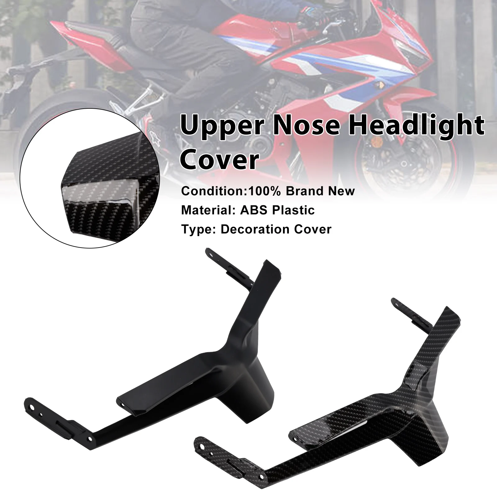 

Topteng Front Upper Nose Headlight Cover Fairing For Honda CBR650R 2024-2025