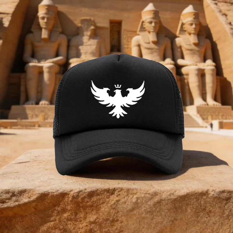 Unisex Griffin Crown Print Mesh Baseball Cap, Duckbill Cap for Running, Walking, Camping - Multiple Colors Available - Ideal Gif