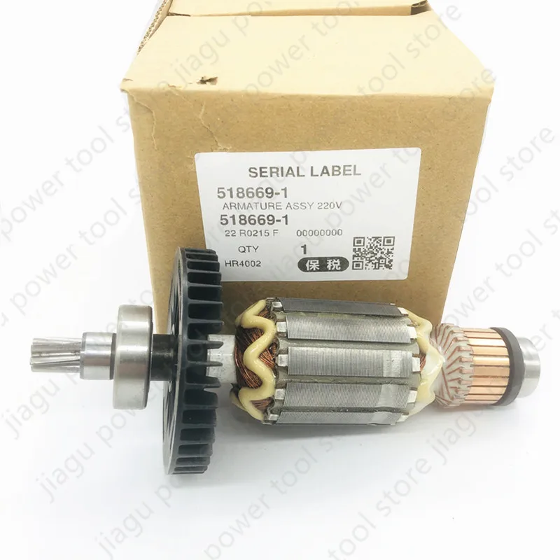 

220-240V Amature Assy rotor 518669-1 Replace For Makita HR4002 Electric tool parts