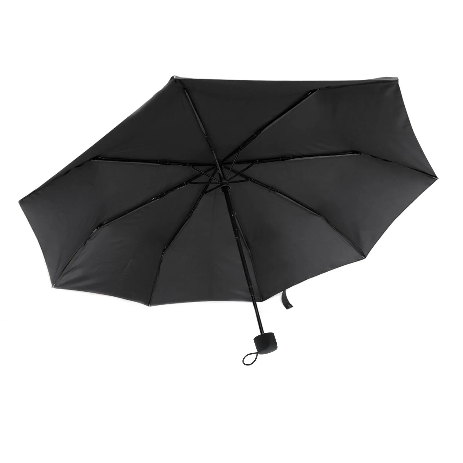 

Folding Umbrella Handle Replacement 15-16mm Black Plastic Grips UV Sun Rain Compact Anti-Slip Design Lightweight