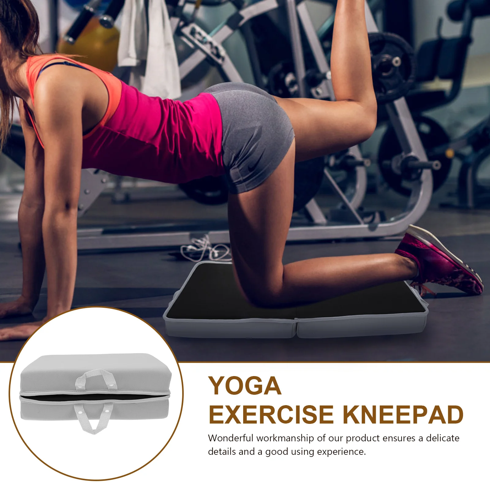 

Knee Pads Cushion Thickened Sponge Flat Support Yoga Kneeling Pad Pad Waterproof Kneeler for Workout Fitness Shaping