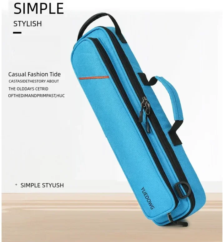 楽器用ポータブルフルートバッグ,楽器用アクセサリー,16穴,17穴,親指パッド