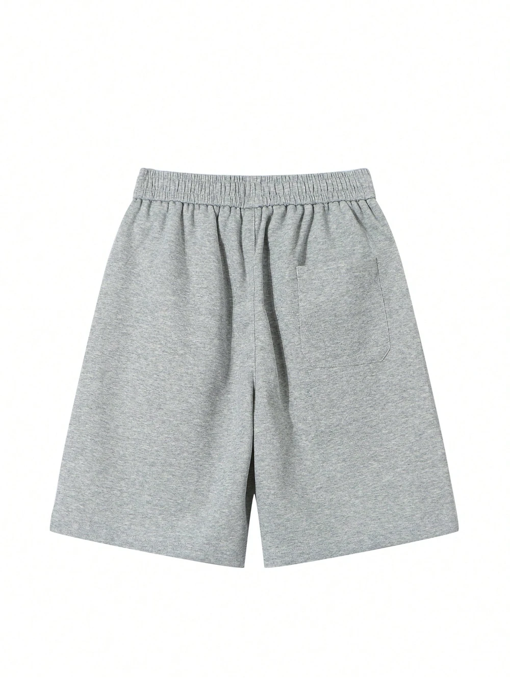 Unisex casual shorts heavyweight knitted shorts skin-friendly soft and breathable fabric drawstring design shorts for men