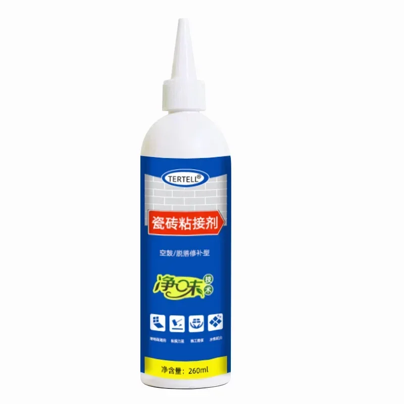 Tile Glue Strong Adhesive Floor Tile Empty Drum Loose Repair Injection Filling Seam Instead of Wall Tile Falling Off Back Glue