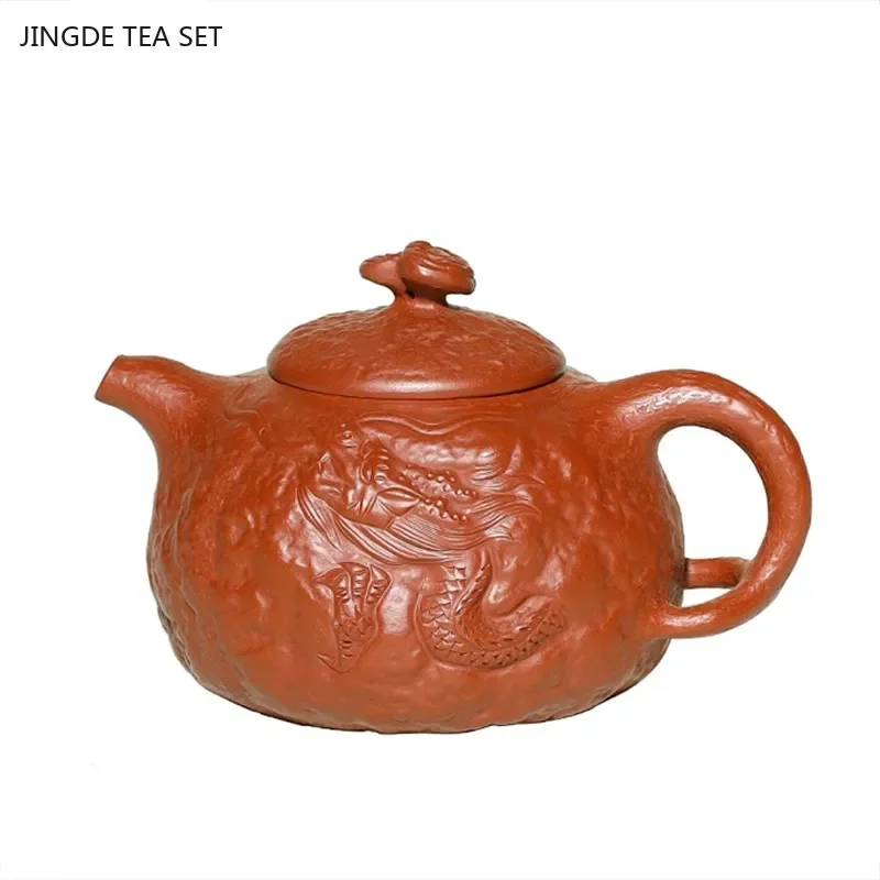 

210ml Yixing Dahongpao Filter Tea Pot Master Handmade Purple Clay Beauty Teapot Chinese Zisha Tea Accessories Custom Teaware