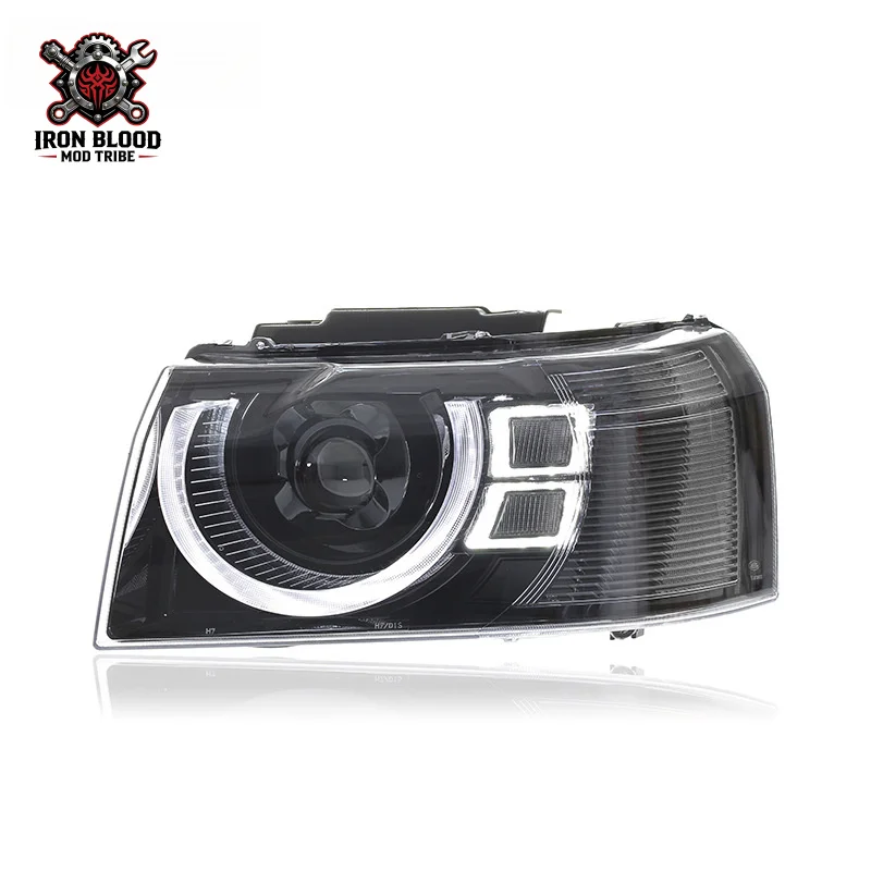 Suitable for 2010-2015 Land Rover Freelander 2 Headlight Assembly Modified Defender Style Guide Daytime Running Light LED