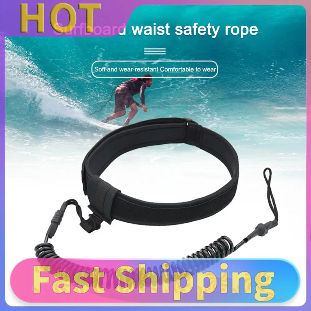 

6mm Bodyboard Leash TPU Spring Rope Wrist Surf Leash Surfing Waist Rope Replacement for Surfing/Standup Paddle Board/Kayak
