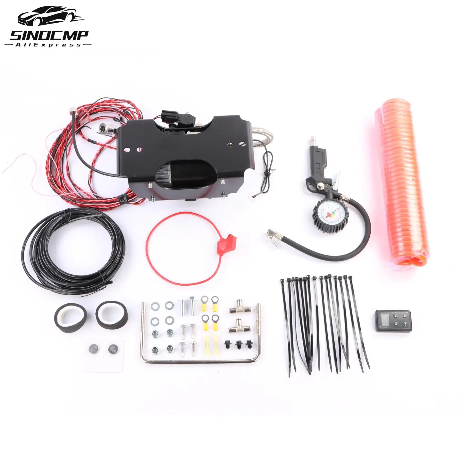 Air Suspension Compressor Kit 25980EZ For Air Lift Bags Chassis Parts Suspension System Lift Kits Parts