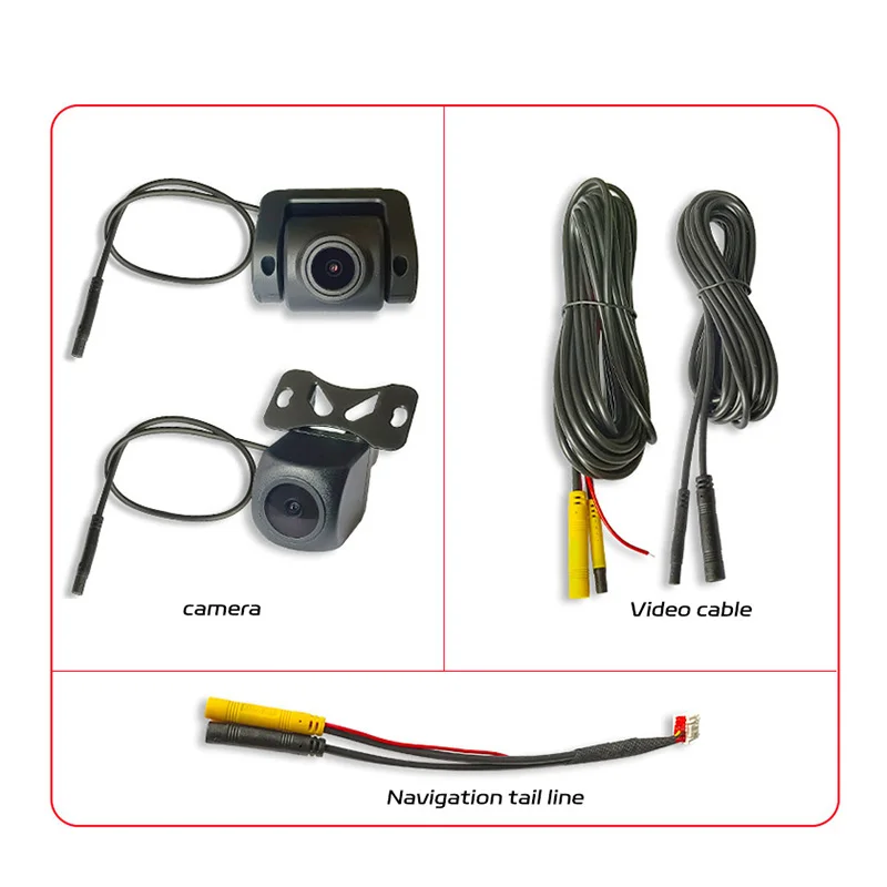 Car Front And Rear Dual 1080 720AHD IP68 Waterproof  Starlight Night Vision All in one Panoramic Reversing Camera