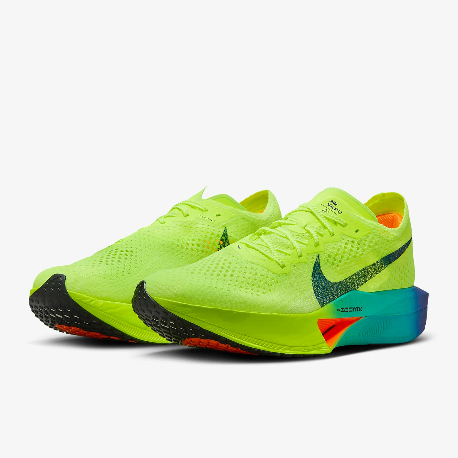 Оригинальные мужские кроссовки Nike Vaporfly 3 с сетчатой ​​подкладкой, дышащие и амортизирующие, модель DV4129-700.