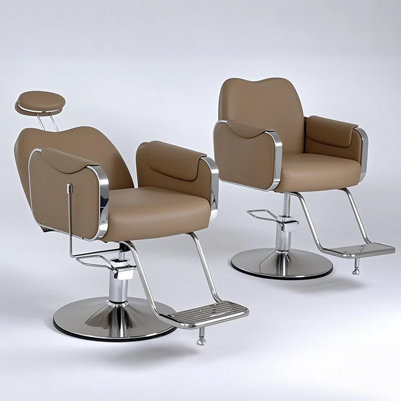 

Exquisite Glamour Barber Chairs Trendy Luxury European Storage Salon Chairs Beauty Simple Silla Para Lashista Salon Furniture