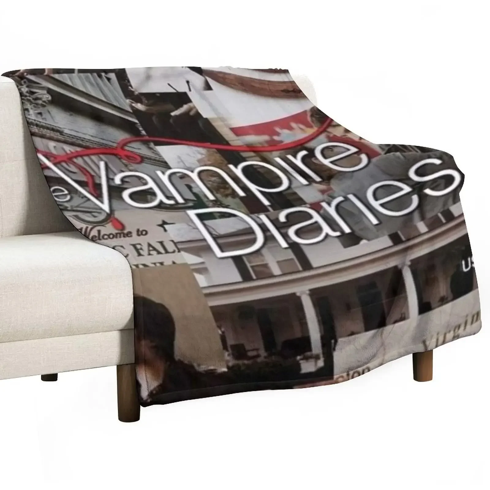 Vamp collage Throw Blanket Cute Plaid valentine gift ideas Bed Fashionable Blankets