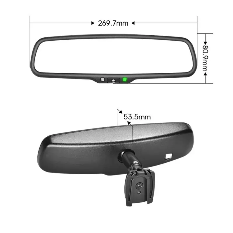New Design Auto Dim Rearview Mirror High Reflectivity Mirror Glass With Great Price