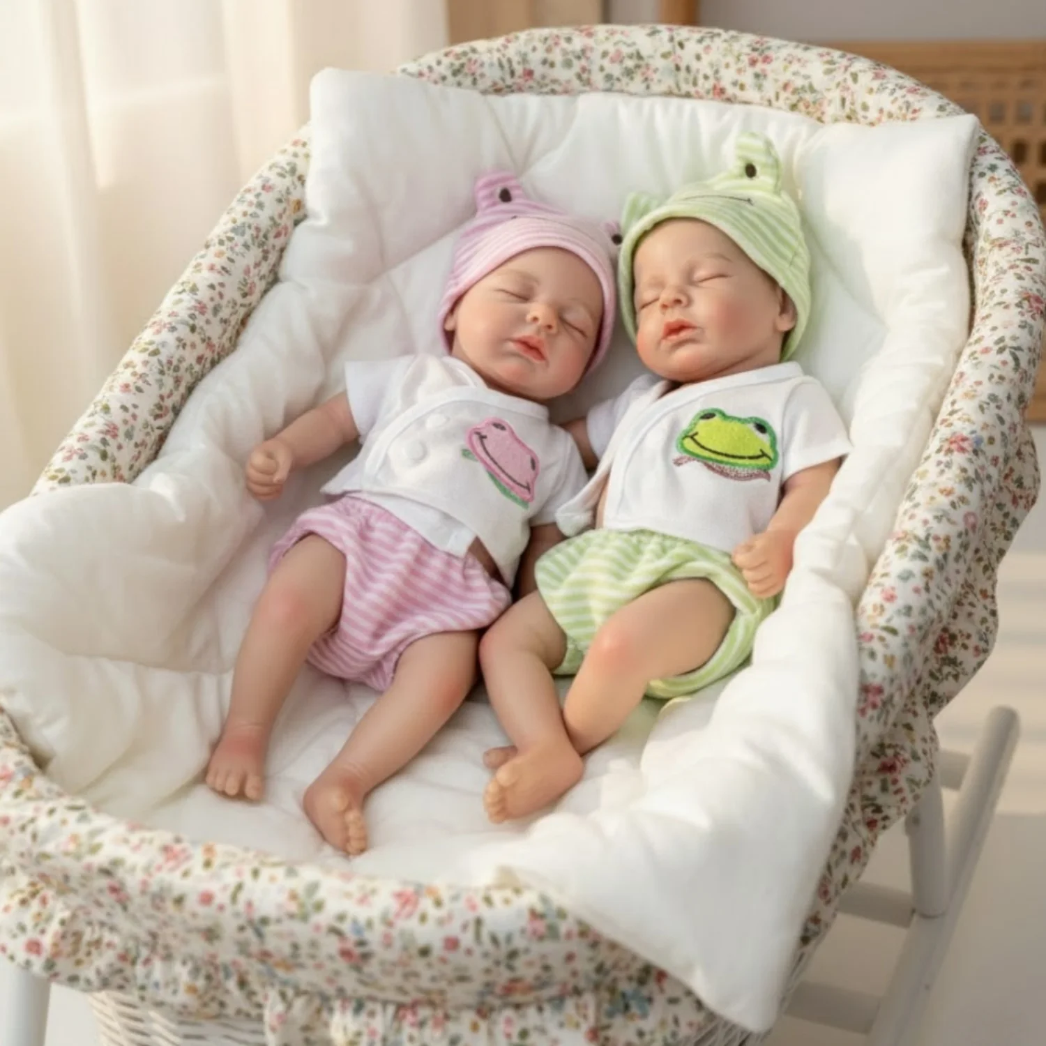 AnjoDoll 33 CM Open Mond Siliconen Loulou Waterdicht Anatomisch Correcte Pasgeboren Jongen/Meisje reborn de siliconen echte prova