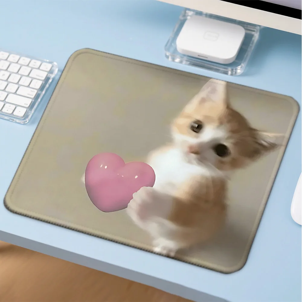 Mosepad Kawaii Funny Cat Computer Mat Desk Accessories Pc Gamer  Mousepad Company Game Mats Mouse Anime Mause Table Decoration view 4