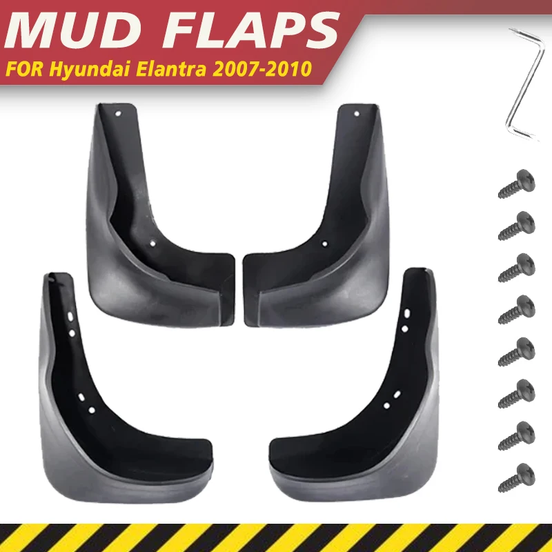 

Mudguards For Hyundai Elantra HD 2007 2008 2009 2010 Splash Mudflaps Fender Flares Mud Flap Splash Guards Wheel Parts Accessorie