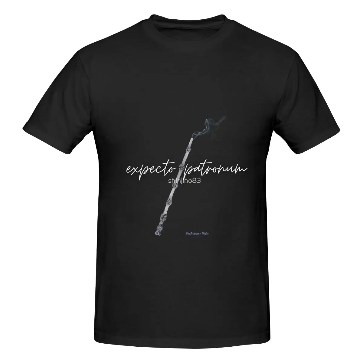 Funny Expecto Patronum Spell Classic Men's T-shirt Printed Tops are loose and slim fit Women's T-shirts