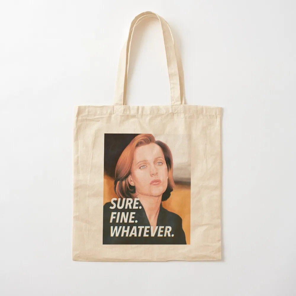 

Sure. Fine. Whatever. Tote Bag Women's beach bags custom canvas bag