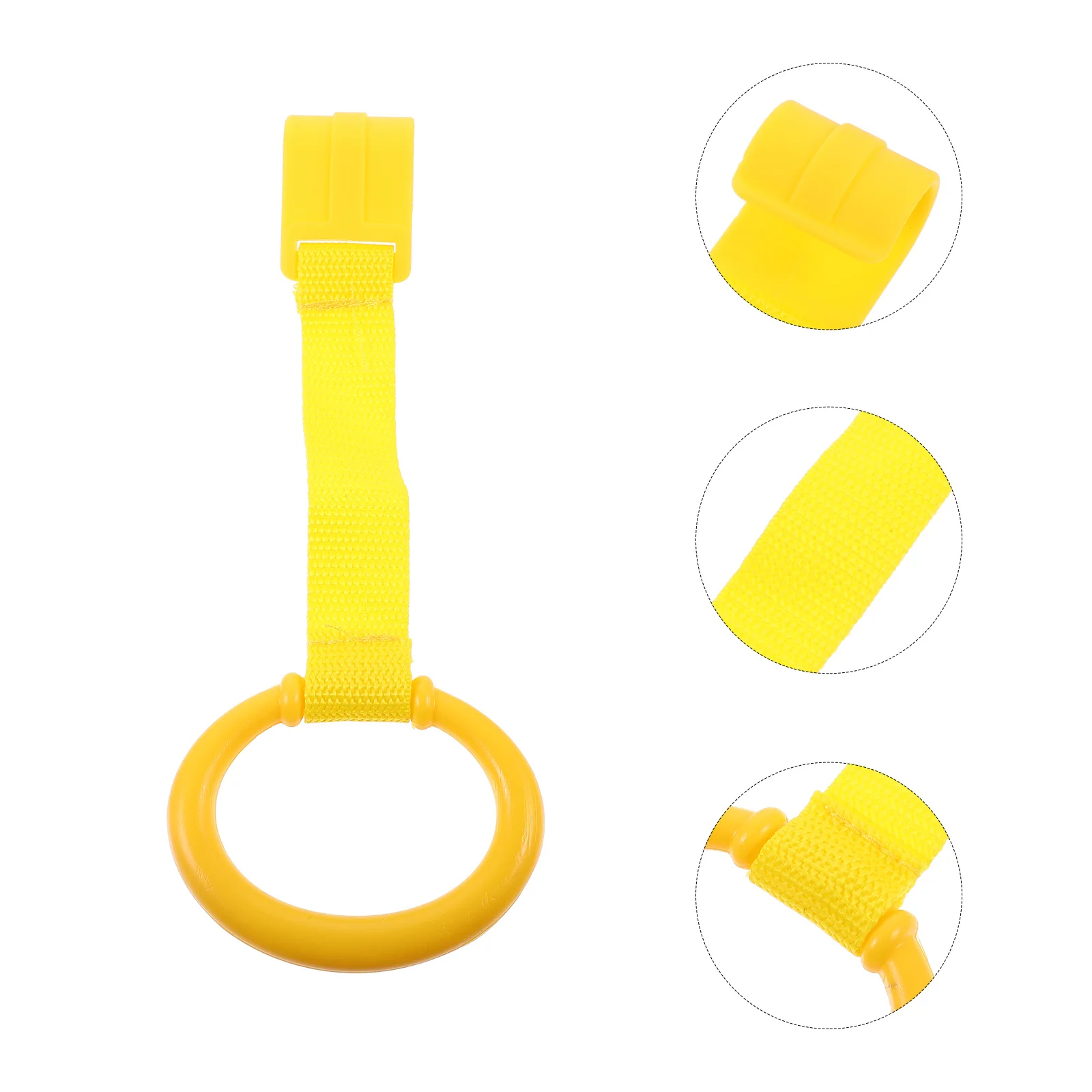 2Pcs Learning Standing Pull Ring for Infant Bed Hand Grip Motor Skills Development Nursery Cot Ring Toddler Walk Training Aid