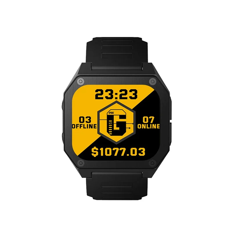 Durable-Multi-Function Wristband Watch 1.8-Inch Screen BTC Bitcoin Stocks Exchange Rate Weather Display 284 X 240,Multi-Function