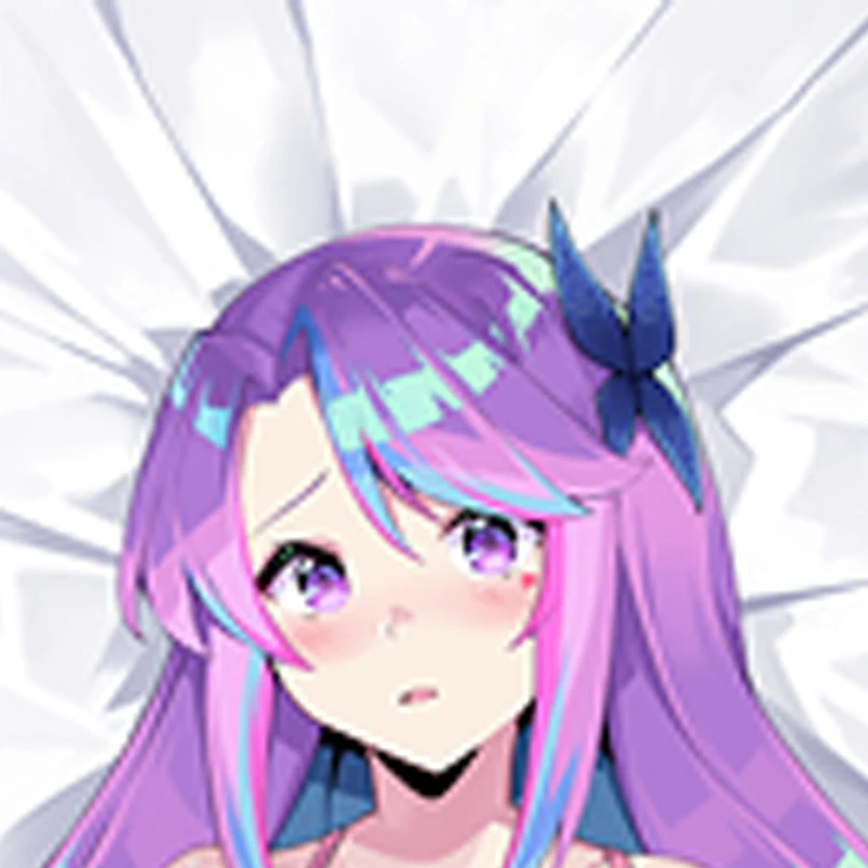 

Anime Dakimakura Pillow Case Blu Haze Sexy and Busty Beautiful Girl Double-Sided Halloween