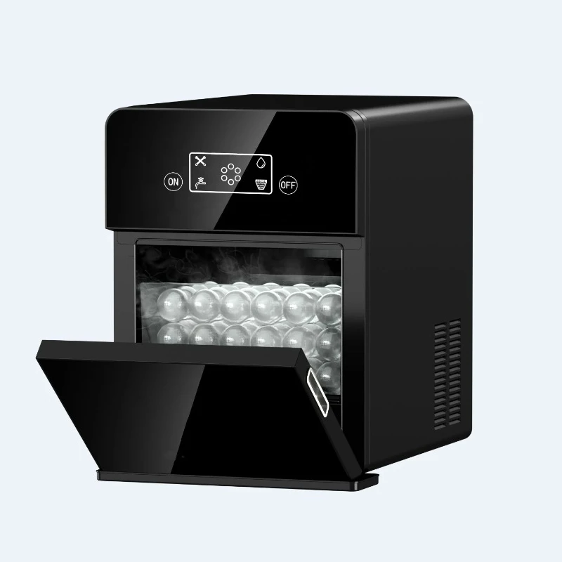 Crystal Clear Bolus Ice Maker Earth Ice Machine  50mm Large Clear Spherical Ice Making Machine Beside Coffee Maker