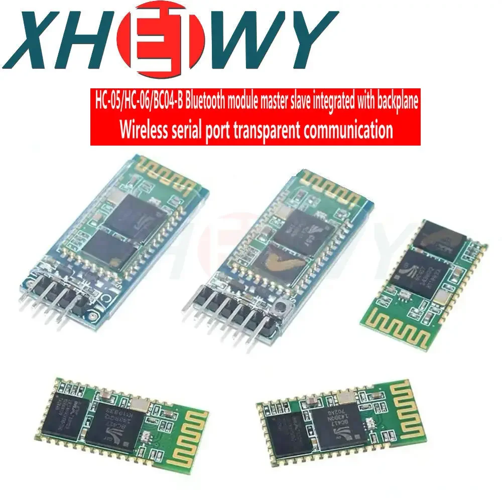 1PCS HC-05/HC-06/BC04-B master-slave integrated Bluetooth module wireless serial port transparent communication HC-05 06 04