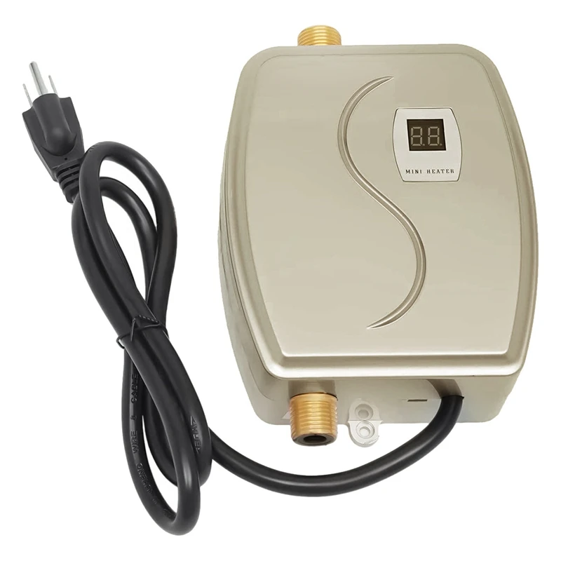 

A81M Новый мини-водонагреватель, мгновенный электрический безрезервуарный водонагреватель 110 В, электрический водонагреватель 3000 Вт, вилка стандарта США